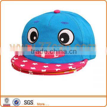 Various color lovely baby flat brim cap