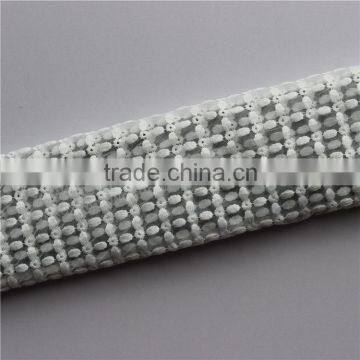 Embroidery on Organza Fabric Lace Cross Pattern/ African French Fashion Lace Fabric in Dubai 2015 photo-3