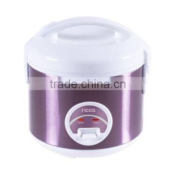 Colorful stainless steel mini rice cooker 1L