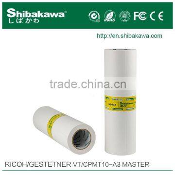 Shibakawa master Ricoh/GESTETNER VT/CPMT10 A3 master paper roll for Ricoh duplicator VT3000