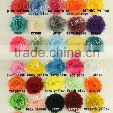 hair accessories factory supply high quality 2.5" flower hair accessories