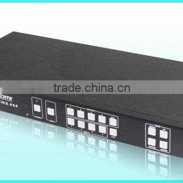 High Quality 4by4 HDMI Matrix With Simultaneous CAT and HDMI Outputs photo-2