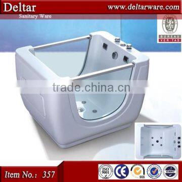 family acrylic baby bath tub, safty thermostatic children's bathtub, small bathtub sizes