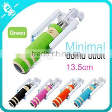 factory wholesale mini selfie stick wireless bluetooth shutter monopod for ipad for iphone
