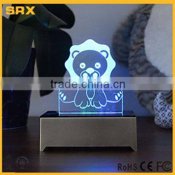 Manufacturer OEM Battery operated Color changing Led Night Light Character