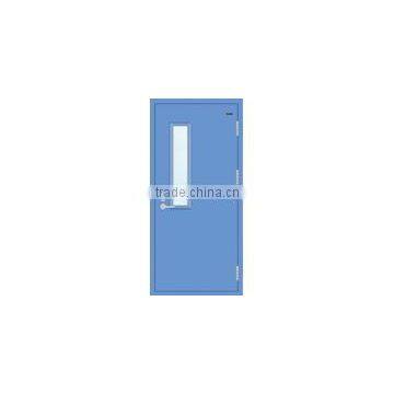 High quality steel fire-proof doors blue color with different fire-proof grade