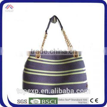 Lady Soft Shoulder Bag Striped Bag