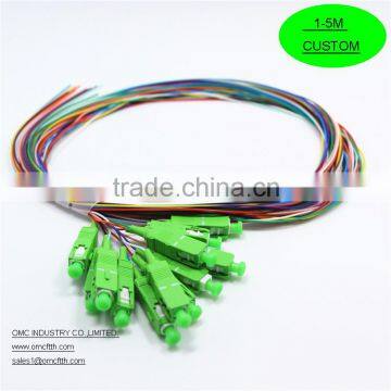 High quality China-made SC APC 12 fibers Fiber optic pigtail