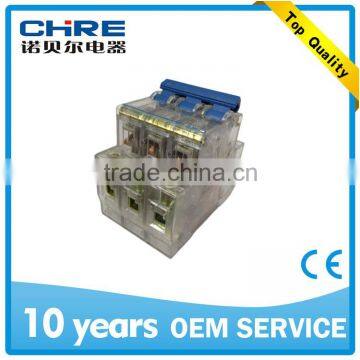 Mini Circuit Breaker With Transparent Cover DZ47-63 3P 6-32A photo-2