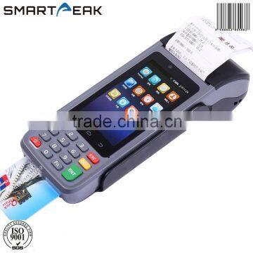 handheld pos with 2" thermal printer android 4.4