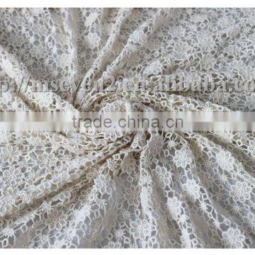 HY846 New Arrived Eco-friendly Embroidery Chemical Lace Cotton Fabric