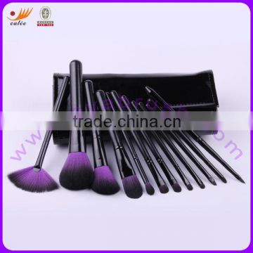 Makeup Brushes Se,Black Color Wooden Handle and Cosmetic Case