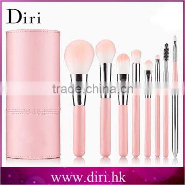 New style high quality synthetic hair 8pcs makeup brush set