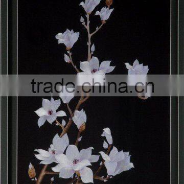 Handworked embroidery wall-hanging---Magnolia