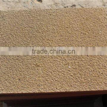 Chinese yellow wooden sandstone tiles yellow sandstone