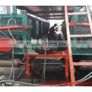 Double Roller Slot Wood Debarker With Low Motor Power