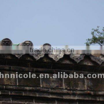 Chinese style roof for renovating an old building