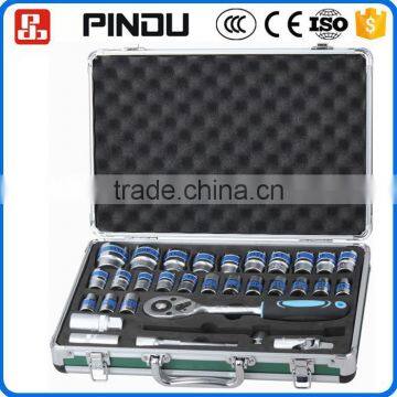 32pcs outdoor cr-v car repair multi tool kit socket set