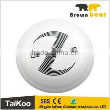 white cheap plastic disc