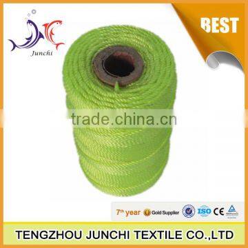 Junchi Virgin Material Colored High Tenacity Multifilament Three Ply pp Twine Twisted