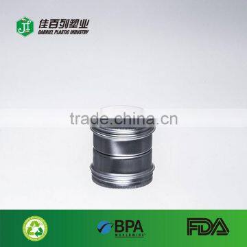 fancy mini aluminium round shape empty jar manufacturers