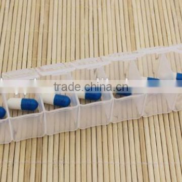 plastic box /container for pill with PP material