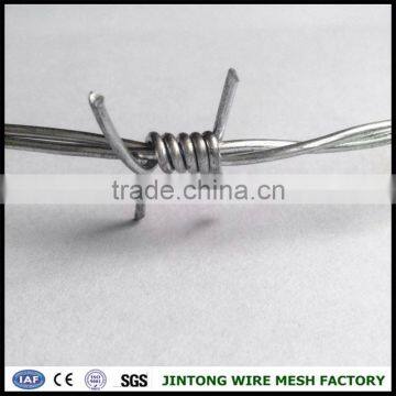 barb tape wire galvanized coated barbed wire plastic barbed wire 100m