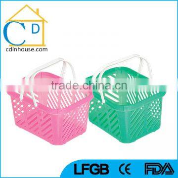 Plastc Hollow Staroge Basket with Handle
