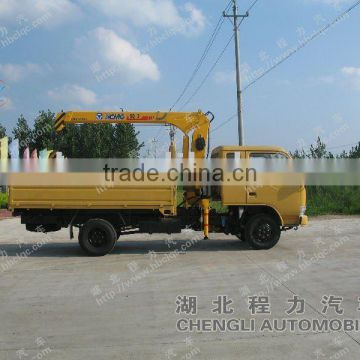 Dongfeng 2T mini bucket crane truck