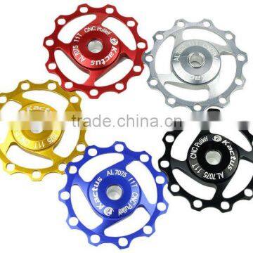 Kactus Cycling MTB Guide Roller Wheel Rear Derailleur Pulley Alluminum Alloy CNC 11T for SHIMANO SRAM photo-2