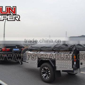 2017 Soft Floor 7x4 Camping Trailer SF74T With 12ft Tent photo-6