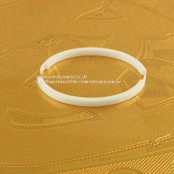 Antiallergic White Zirconia Ceramic Bracelets For Gift , ODM / OEM photo-3