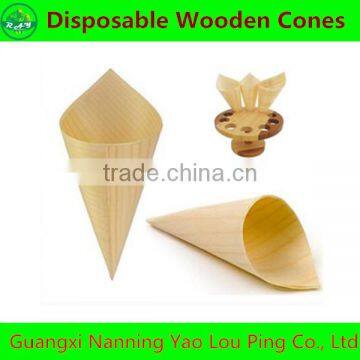 Disposable Craft Wood Cones photo-3