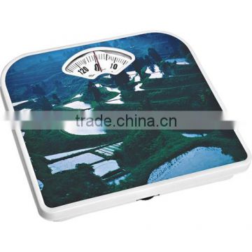 Weight bathroom mechanical scale body weighing apparatus