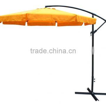 263022 3.5m steel garden polyester cantilever hanging banana outdoor parasol umbrella