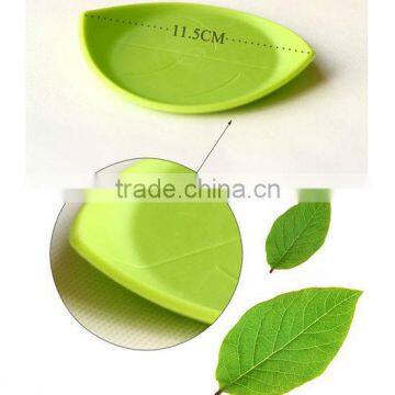 Leaf Design Food Grade Silicone Coffee Cup Coaster