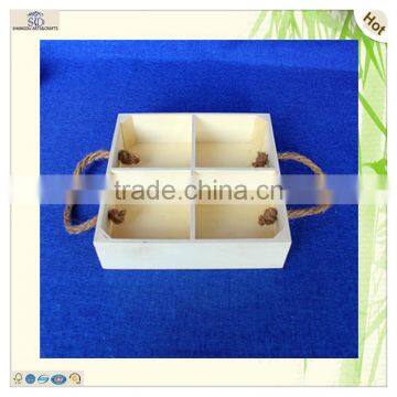 hotel restaurant unfinished mini euro square wooden pallet tray