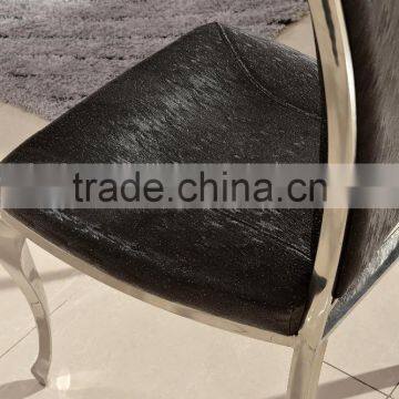 TH382 Modern Black Leather Dining Room Table Sets photo-5