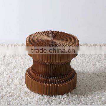 Popular Simplify Portable Easy-fold Indoor Home Living Creative Paper Chair photo-6