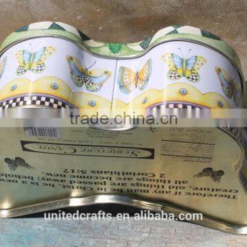 Butterfly Shape Tin Box - Storage Container photo-4