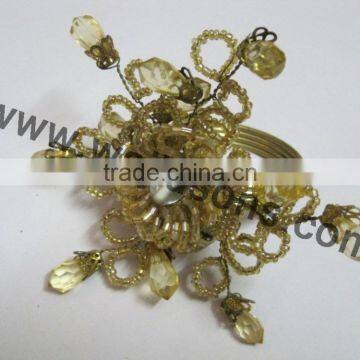 Fancy Flower Design Napkin Ring photo-6