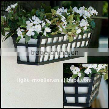 wrought iron window box