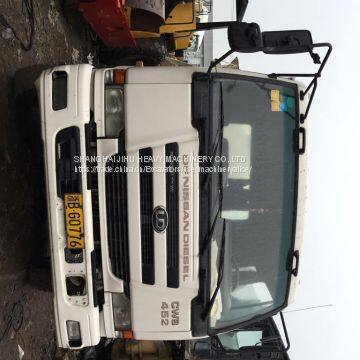 8cbm mixing drum used nissan concrete mixer truck