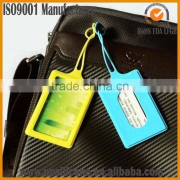 pvc luggage tag cute colorful