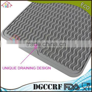 NBRSC Silicone Dishes Drying Mat Draining Mat for Kitchen Counter Dish Dryer Mat For Dish Drying photo-2