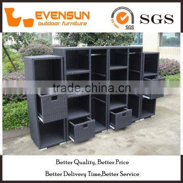 Classic Bedroom Rattan Closet Furniture Wicker Furniture photo-3