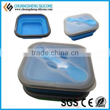 Food Grade Certified Reliable Silicone Lunch Box