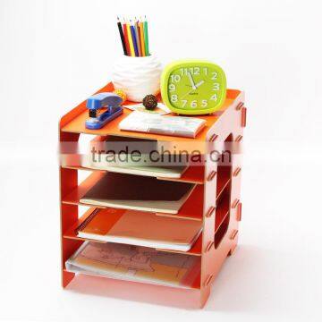 Cosmetics Storage Box Wooden Folder Storage Box /DIY Storage Rack/letter Storage Rack photo-3