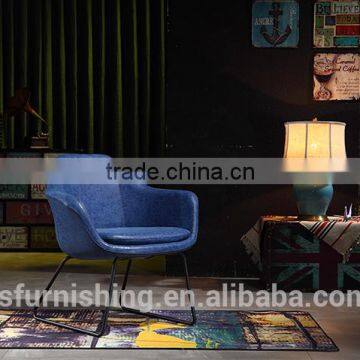 YYA14 Dark Blue Color Leather Modern Club Chair 2016 New Fashion Leisure Chair for Club photo-4