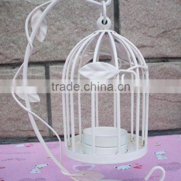 Bird Cage Outdoor Hanging Decorative Solar Candle Lantern photo-6
